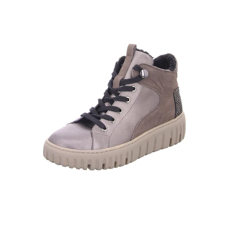 Waldläufer Schnür-Stiefeletten Damen Grau