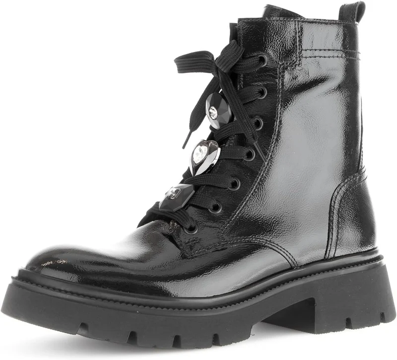 Gabor Schnür-Stiefeletten schwarz