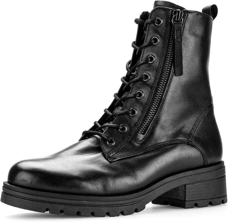 Gabor Schnür-Stiefeletten schwarz