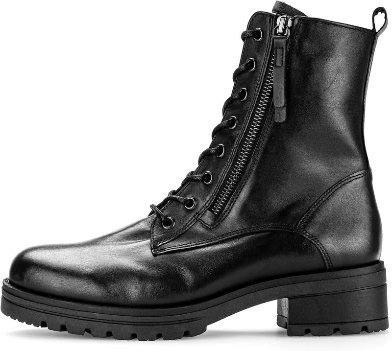 Gabor Schnür-Stiefeletten schwarz