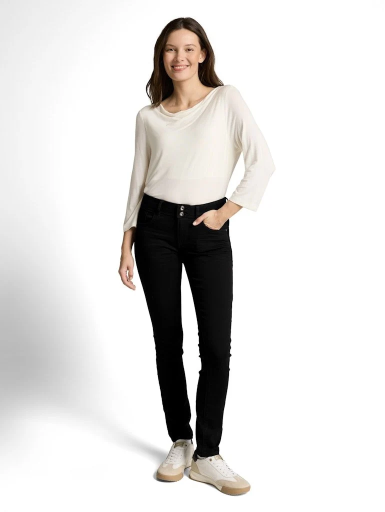 Tom Tailor Skinny Fit Jeans schwarz