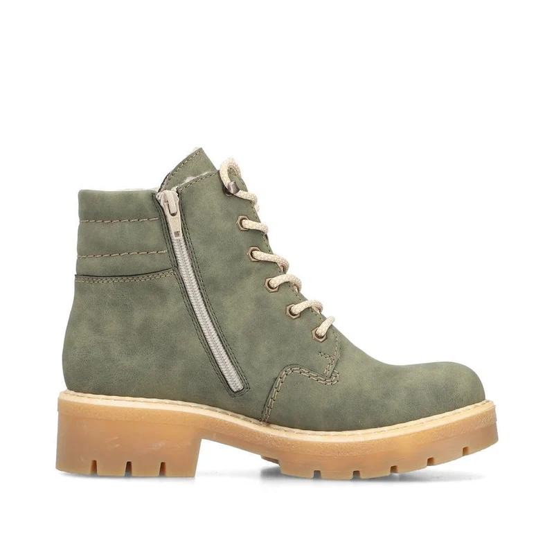 Rieker Schnür-Stiefeletten khaki