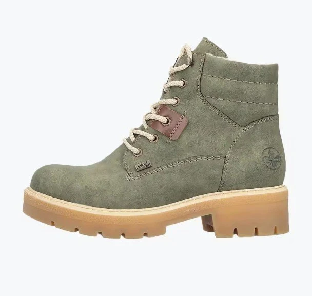 Rieker Schnür-Stiefeletten khaki