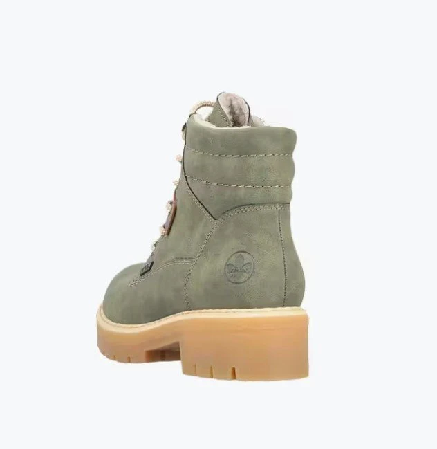 Rieker Schnür-Stiefeletten khaki