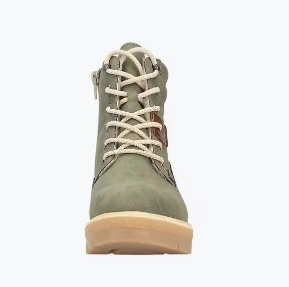 Rieker Schnür-Stiefeletten khaki