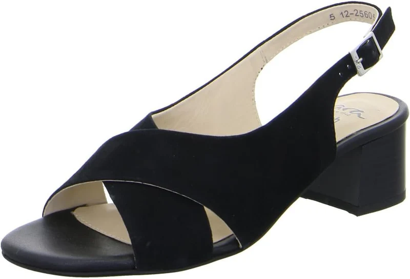 Ara Riemchen Sandalen schwarz