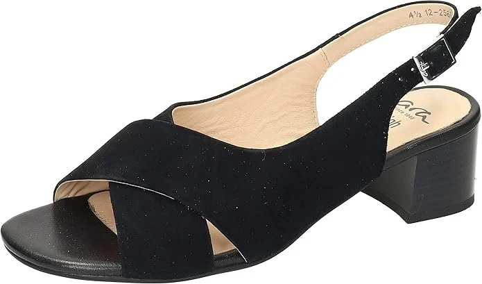 Ara Riemchen Sandalen schwarz
