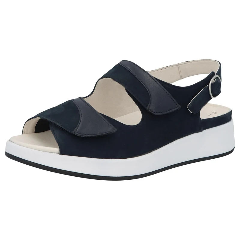 Solidus Plateau Sandalen blau