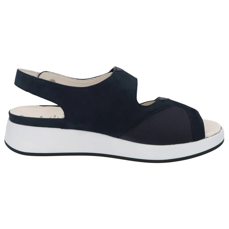 Solidus Plateau Sandalen blau