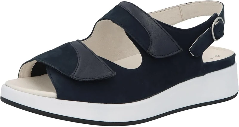 Solidus Plateau Sandalen blau