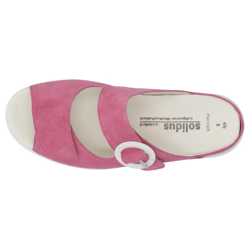 Solidus Riemchen Sandalen pink