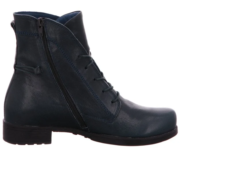 Think Schnür-Stiefeletten dunkelblau