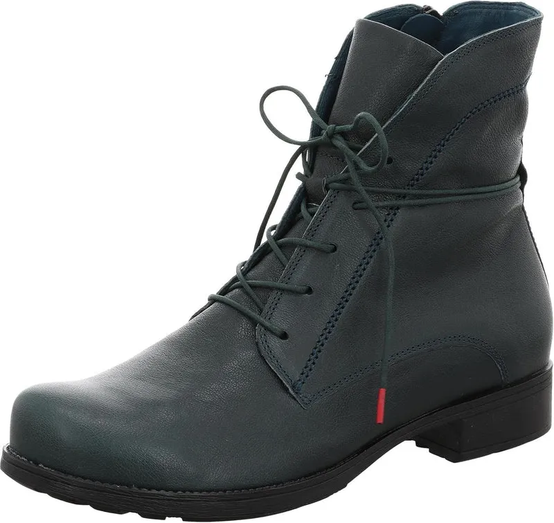 Think Schnür-Stiefeletten dunkelblau