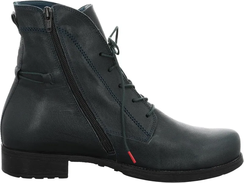 Think Schnür-Stiefeletten dunkelblau