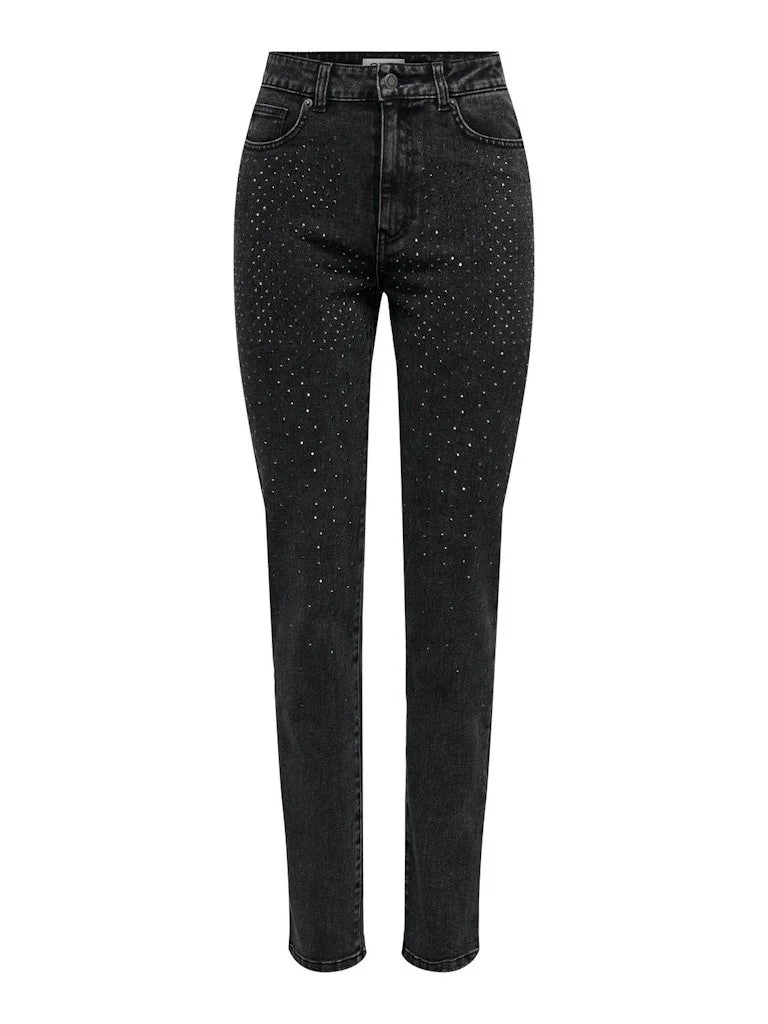 Only Skinny Fit Jeans Schwarz