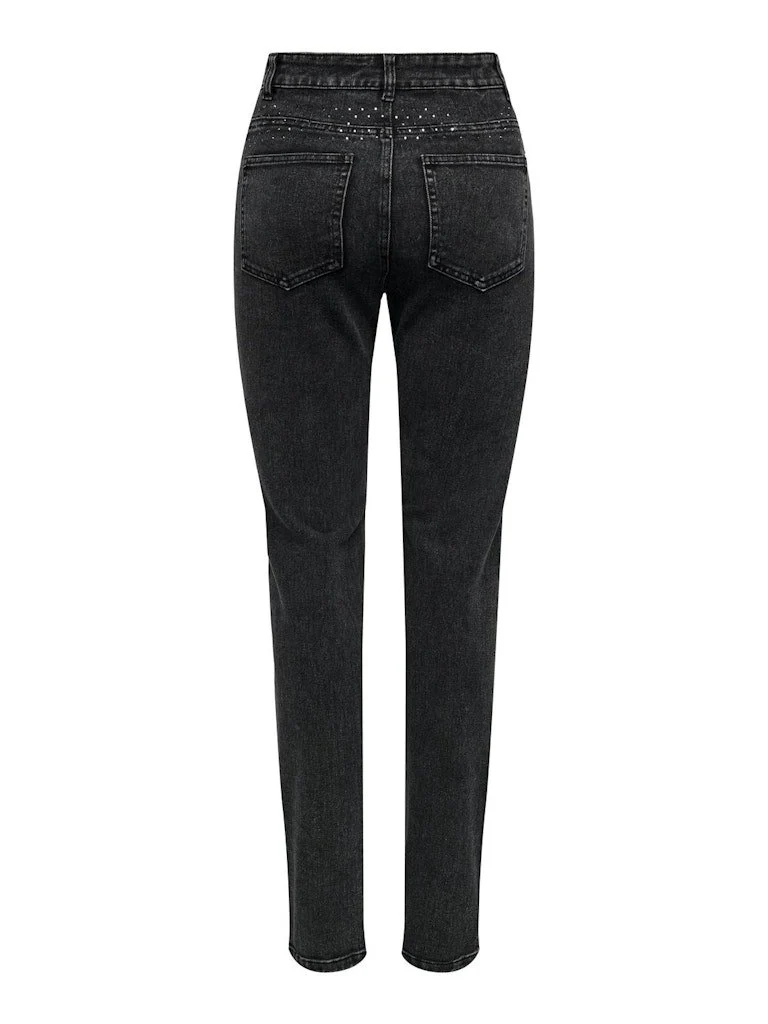 Only Skinny Fit Jeans Schwarz