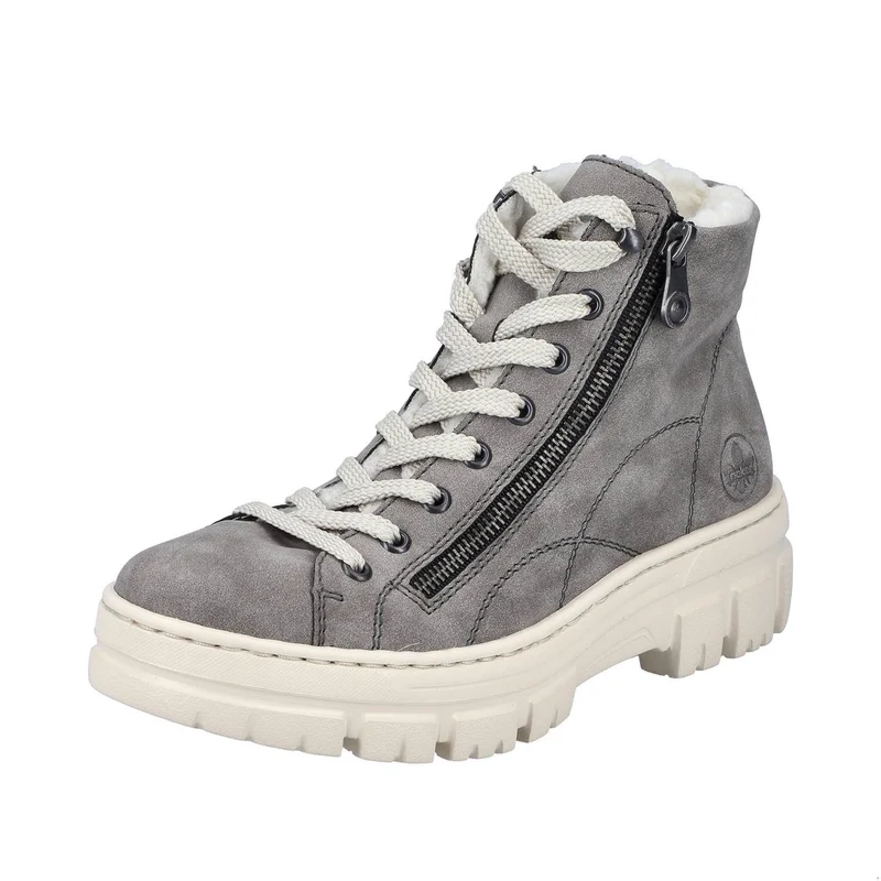 Rieker Schnür-Stiefeletten grau