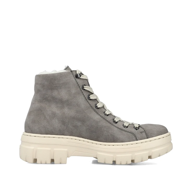 Rieker Schnür-Stiefeletten grau