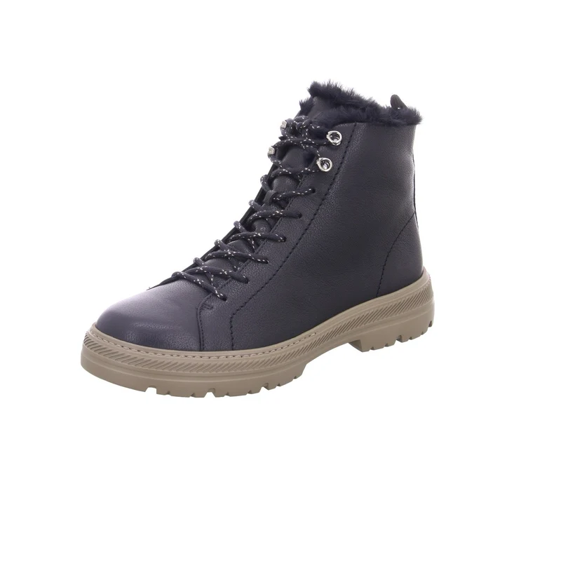 Paul Green Schnür-Stiefeletten schwarz