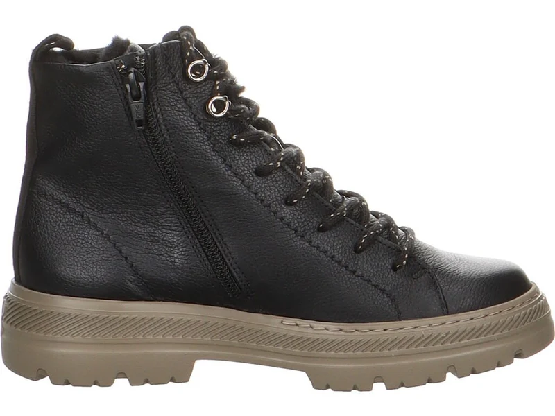 Paul Green Schnür-Stiefeletten schwarz