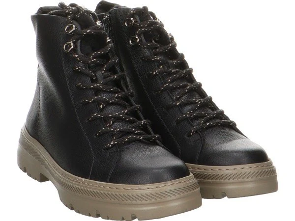 Paul Green Schnür-Stiefeletten schwarz