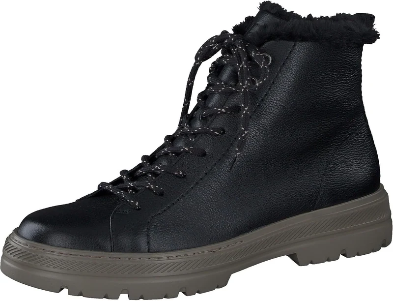 Paul Green Schnür-Stiefeletten schwarz