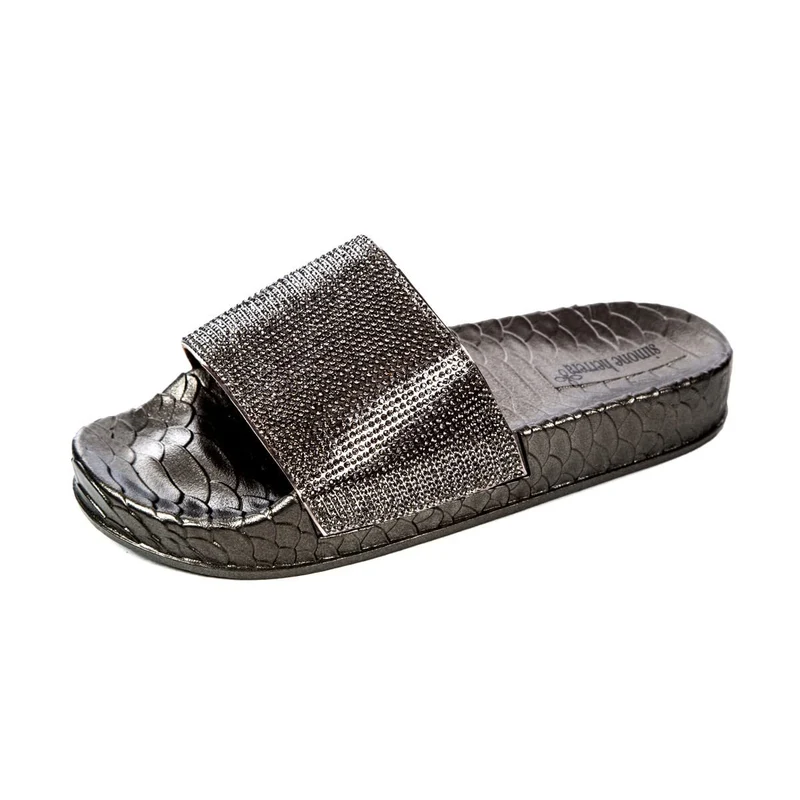 Simone Herrera Pantoletten metallic