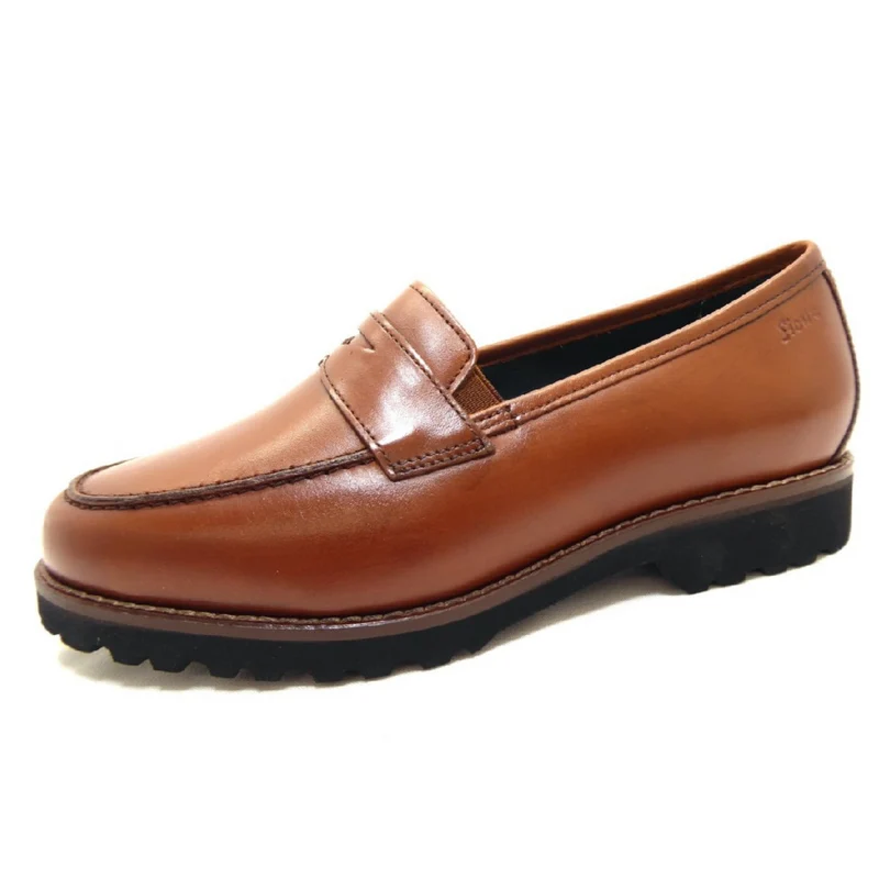 Sioux Sportliche Slipper braun