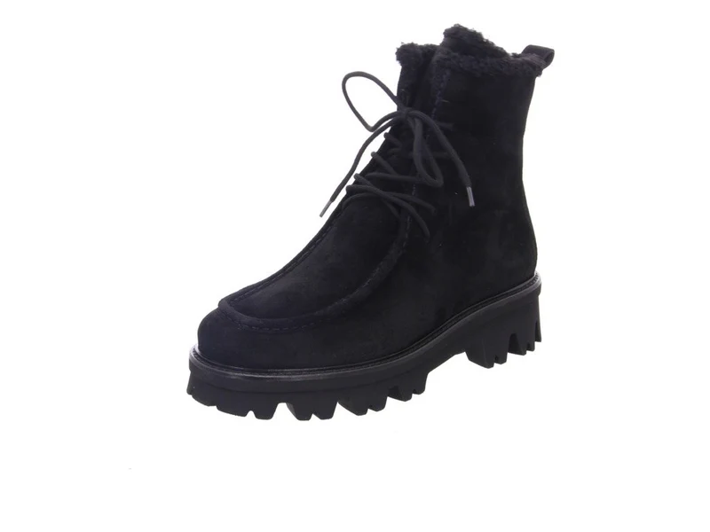 Paul Green Schnür-Stiefeletten schwarz