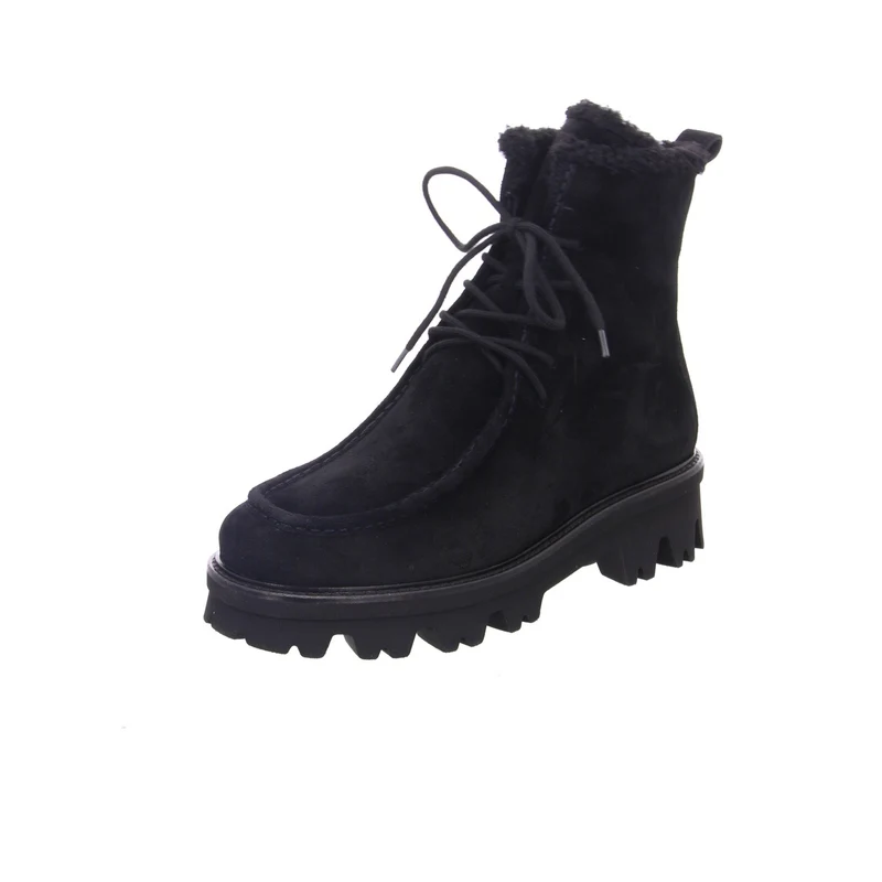 Paul Green Schnür-Stiefeletten schwarz