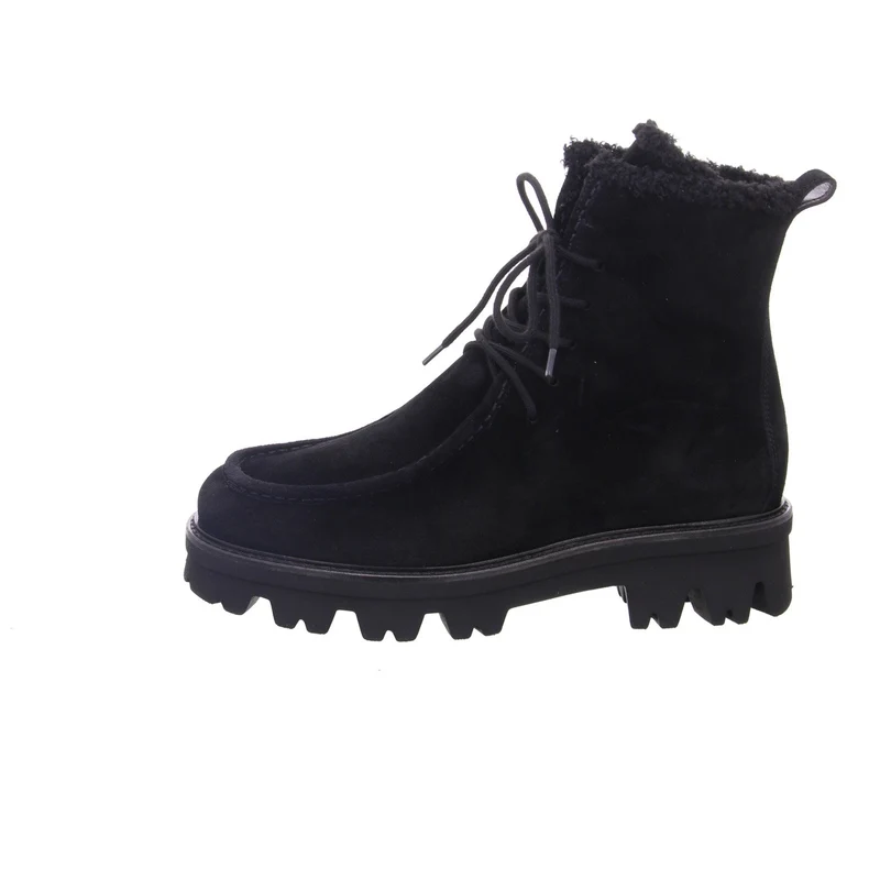 Paul Green Schnür-Stiefeletten schwarz