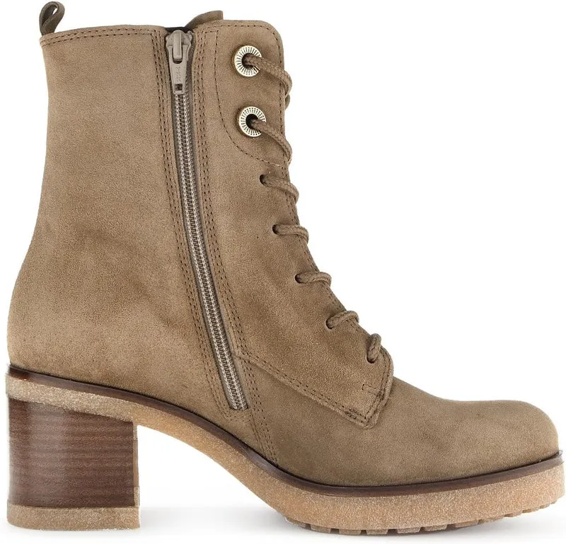 Gabor Schnür-Stiefeletten beige