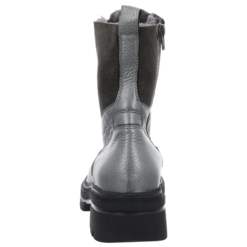 Waldläufer Schnür-Stiefeletten silber