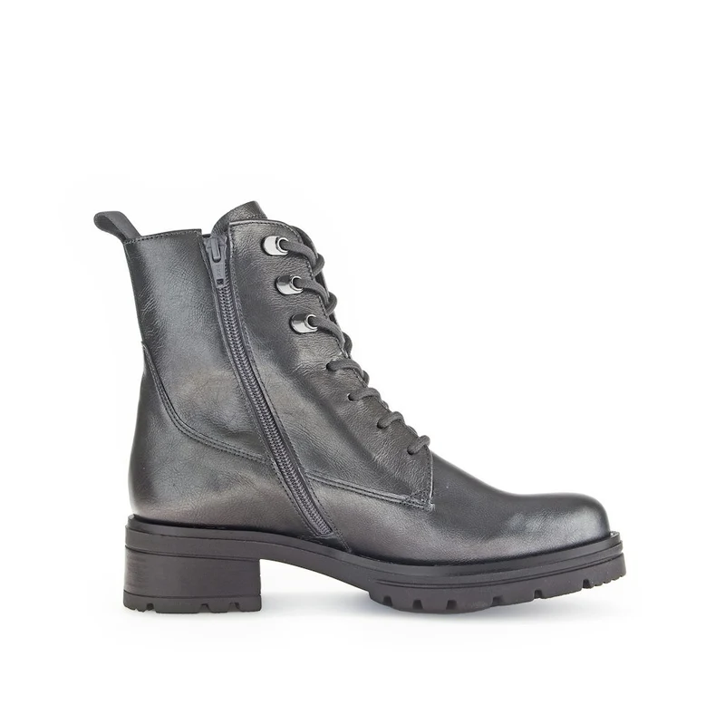 Gabor Schnür-Stiefeletten silber