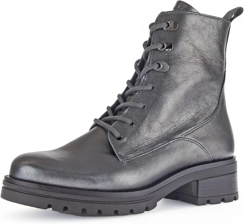Gabor Schnür-Stiefeletten silber