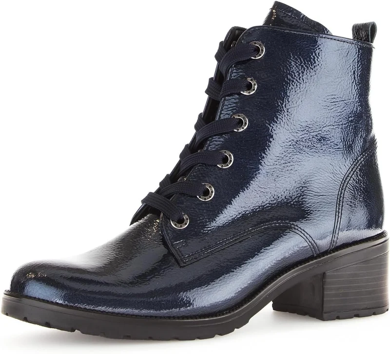 Gabor Schnür-Stiefeletten blau