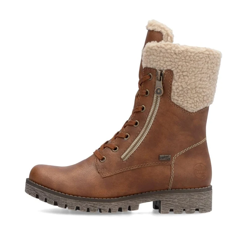 Rieker Schnür-Stiefeletten braun