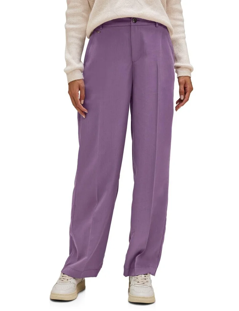 Street One Stoffhose lila