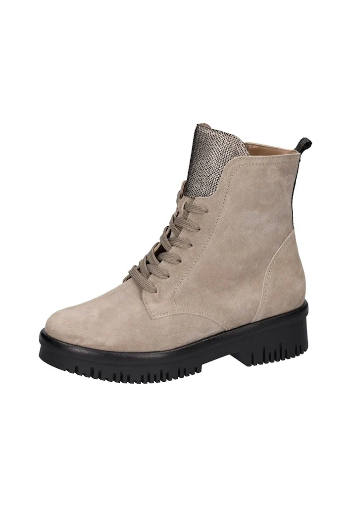 Waldläufer Schnür-Stiefeletten beige