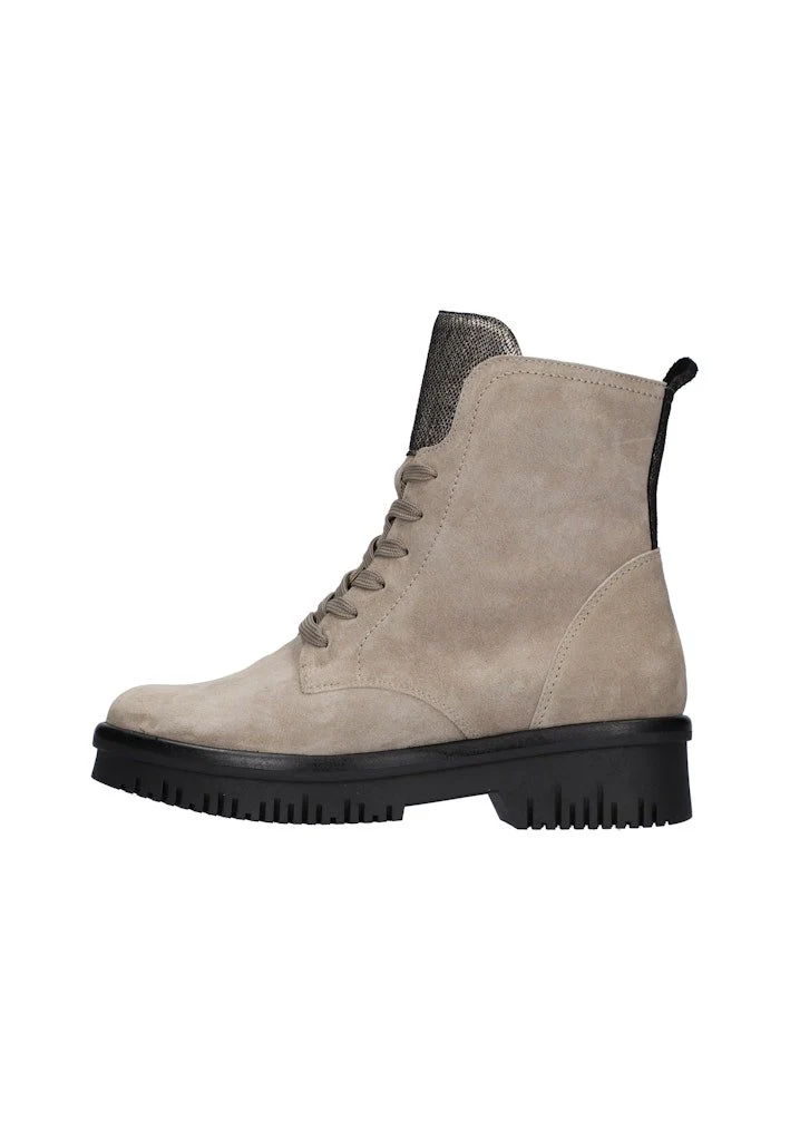 Waldläufer Schnür-Stiefeletten beige