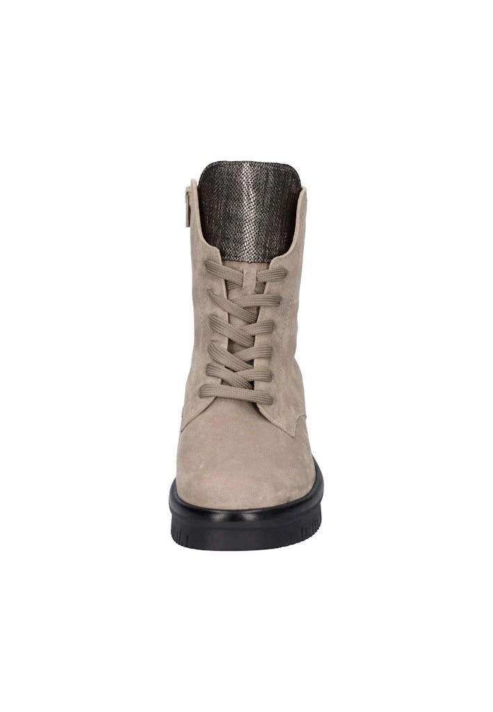 Waldläufer Schnür-Stiefeletten beige