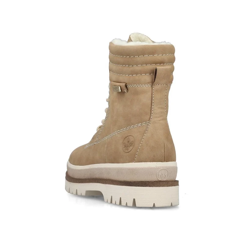 Rieker Schnür-Stiefeletten beige