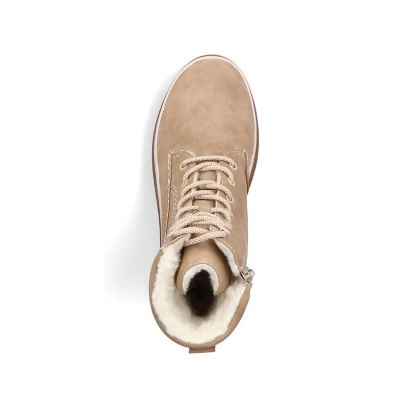 Rieker Schnür-Stiefeletten beige