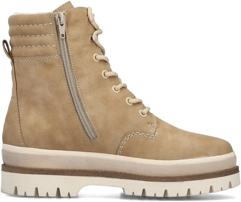Rieker Schnür-Stiefeletten beige