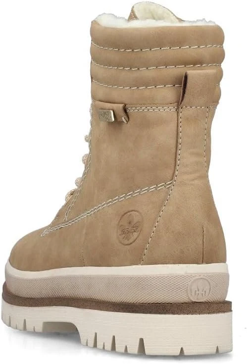 Rieker Schnür-Stiefeletten beige