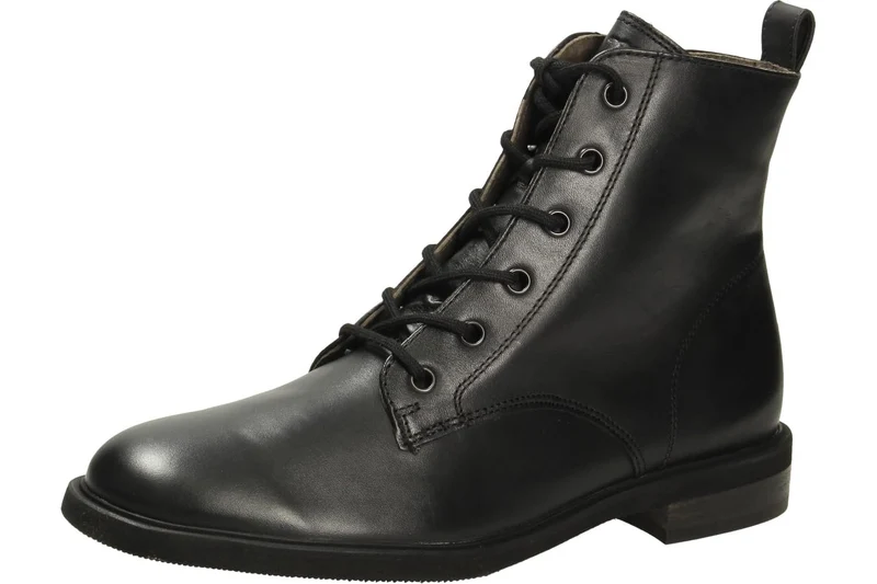 Paul Green Schnür-Stiefeletten schwarz