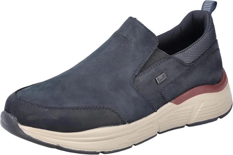 Rieker Sportliche Slipper dunkelblau
