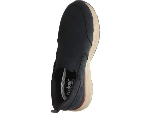 Rieker Sportliche Slipper dunkelblau