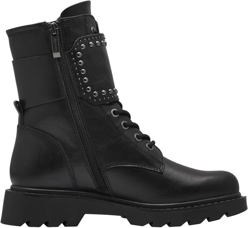 Tamaris Schnür-Stiefeletten schwarz