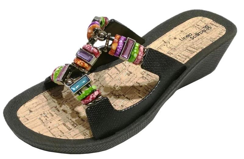 Scarpa Pantoletten schwarz